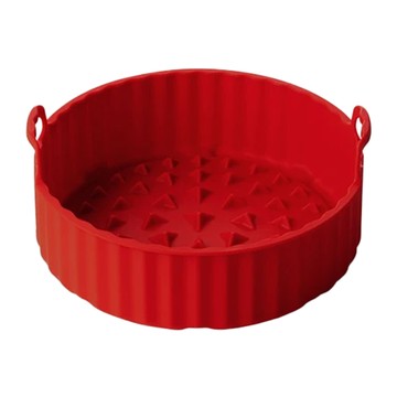 sillymann 100%鉑金矽膠氣炸鍋烘烤籃 - L 易於清洗 空氣循環優化 韓國製造  1個