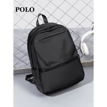 POLO雙肩包男生通勤大容量書包15.6寸電腦包商務旅行防水學生背包