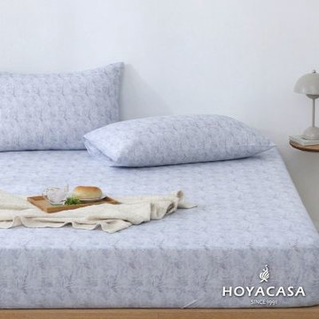 HOYACASA 雙人ICEBABY極凍涼感素色冰寶床包枕套組2.0-冰霧藍灰