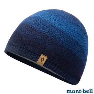 【mont-bell】WATCH CAP#6 羊毛混紡保暖帽.針織羊毛帽.毛線帽_1118768 BL 藍