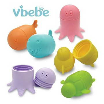 Vibebe 海洋矽膠洗澡玩具(多款可選)