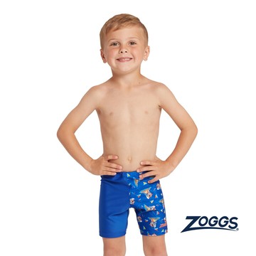 幼童《悠閒河馬》五分泳褲