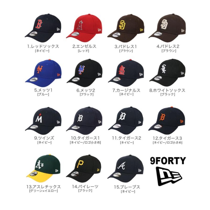 ニューエラ キャップ メジャーリーグ NEW ERA 9FORTY メンズ