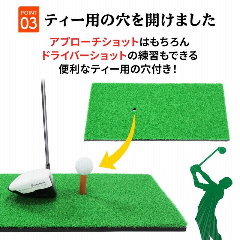 Golf Style ゴルフマット 大型 ゴルフ 練習 マット 素振り