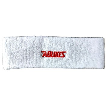 AOLIKES 奧力克斯 2108 毛巾頭帶 白色  36 x 4.5cm  1條