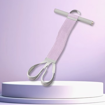 MICAHEL FITNESS 麥克健身 針織腳蹬拉力器  65 x 32cm  薄霧紫  1個