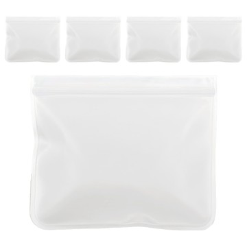 GREEGREEN PEVA矽膠保鮮食物袋 Set 5個 100g  中型 21.5 x 18 x 0.5cm  1組