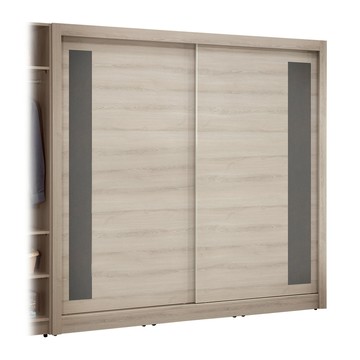 【Hampton 漢汀堡】埃理克白橡木7尺推門衣櫥