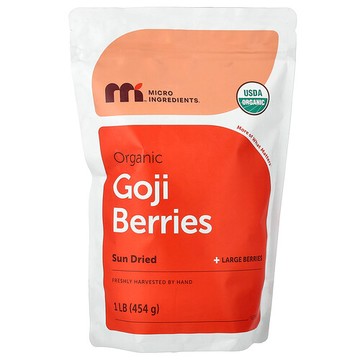 Micro Ingredients, 有機枸杞漿果，1 磅（454 克）
