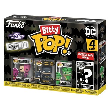 Funko Bitty POP 蝙蝠俠85週年4件組 雙面人  1組