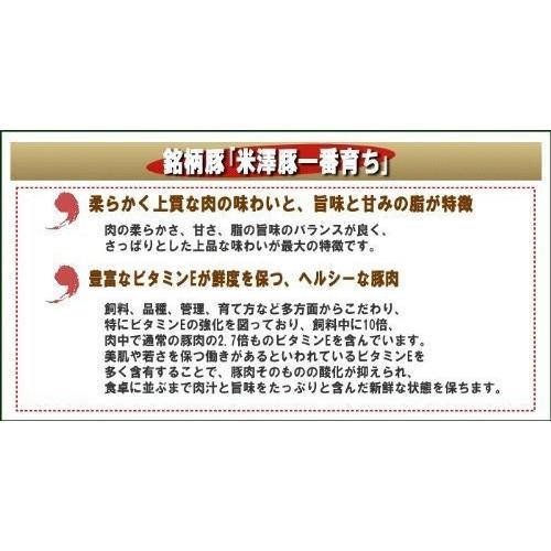 ブランド豚 米澤豚 一番育ち 豚ロースしゃぶしゃぶ用 1.2Kg