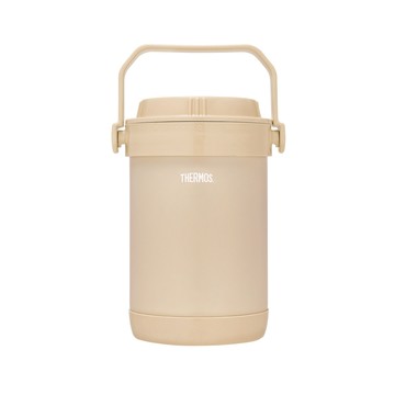 THERMOS 不銹鋼真空保溫燜燒提鍋1.5L-奶茶褐(RPF-20-LMT)