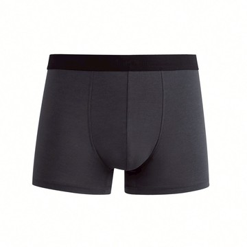 奈米銅抗菌柔滑平口男內褲 - L / 黑