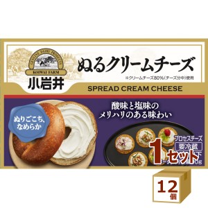 小岩井 ぬるクリームチーズ 90g×12個 食品