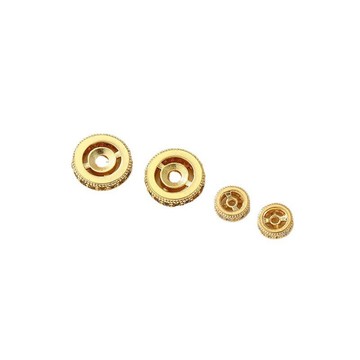 宏雲Hongyun-hzx-（20個）-18K包金保色鑲鋯石車輪隔珠diy手工製作手鏈項鍊隔片飾品資料配件