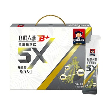 【桂格】5XB群人蔘濃縮精華飲(15mL*16包/盒)*6入  早安健康嚴選