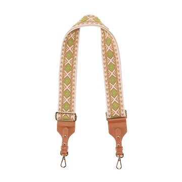 【造型背帶】可調式肩背帶 - 花漾青春（焦糖）