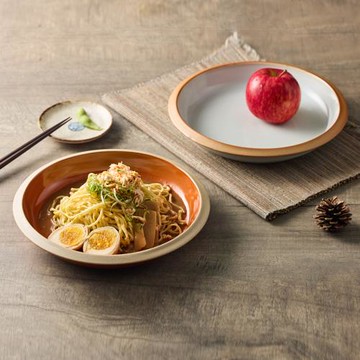 有種創意 - 日本瀨戶燒 - 釉彩深緣盤 - 兩件組