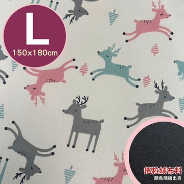 專業透氣防水墊-L號(150x180cm)/花色-灰粉鹿