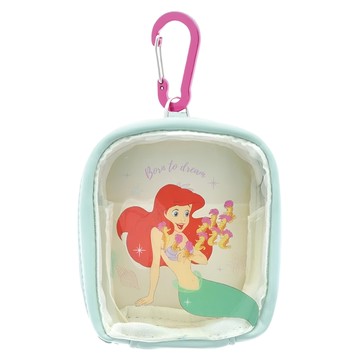 Sun-star 隨身萬用扣環透明小掛包  90 x 105 x 40mm  小美人魚