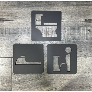 消光黑洗手間 廁所標示牌 指示牌 歡迎牌 辦公室 馬桶 小便斗 浴室 商業空間