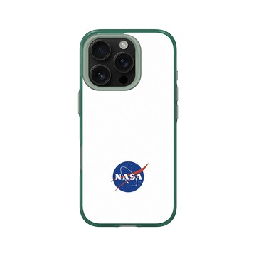 iPhone 16 Pro Clear 憂墨綠 - NASA - Meatball (White)
