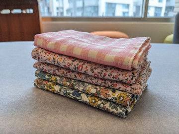 雙面四重紗手帕 小方巾 口水巾 洗臉巾 家事布