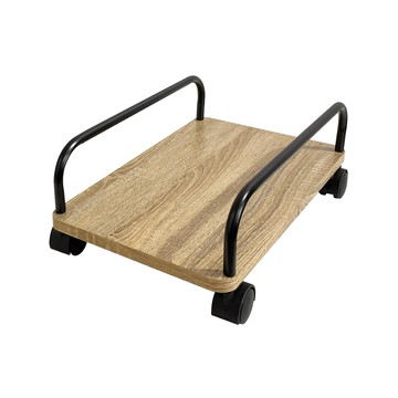 KI WISH 居家生活 主機架 烏龜車 附框 橡木紋 E1合成板 台灣製造 360度輪子  1個