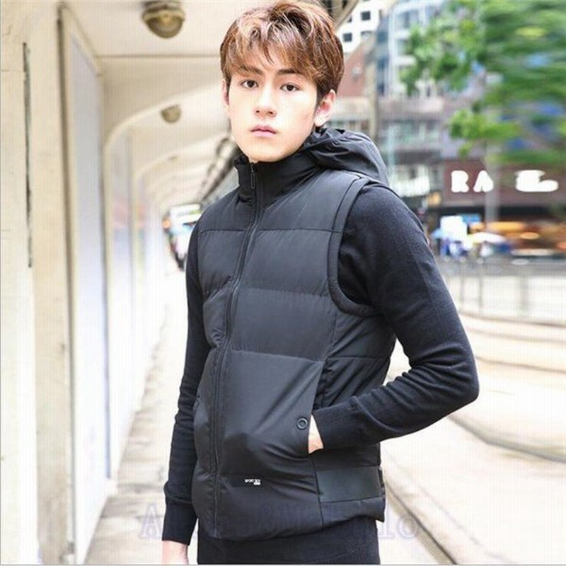 メンズ ダウンベスト ベスト メンズダウンベスト 男性 お兄系 軽めベスト キルティング 暖かい 防寒 ジャケット 通販 Lineポイント最大get Lineショッピング