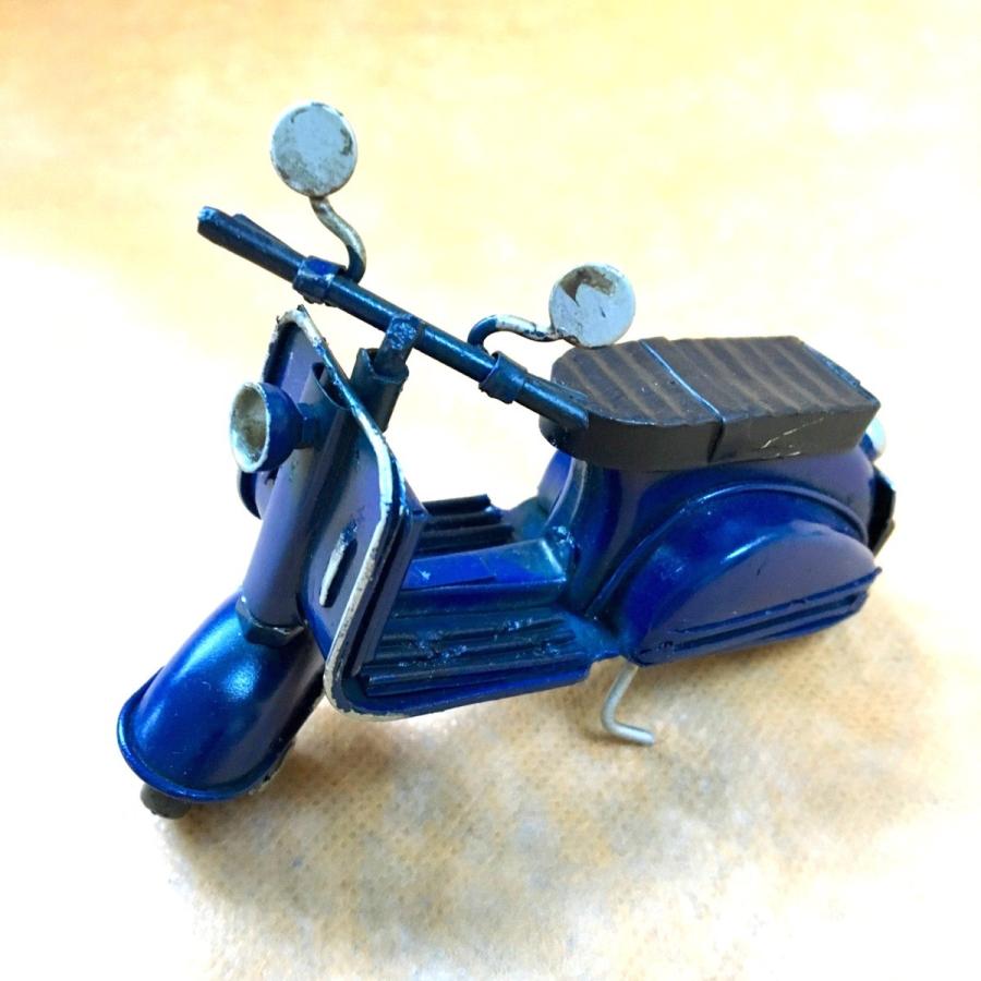 イタリア雑貨　レトロ　ヴェスパオブジェ（紺）／ Italian retro VESPA objet (Navy)