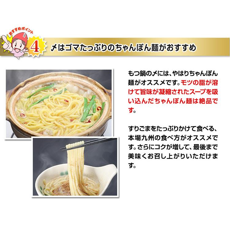 黒毛和牛大トロもつ鍋セット 約500g （特製スープ付）