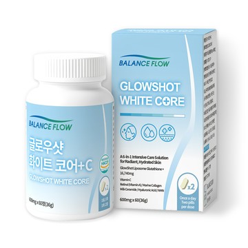 balanceflow Glowshot White Core +C 1-month supply (60 Tablets)