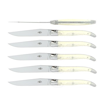 FORGE DE LAGUIOLE | 牛骨握柄餐具24件精裝木禮盒組 (亮面)