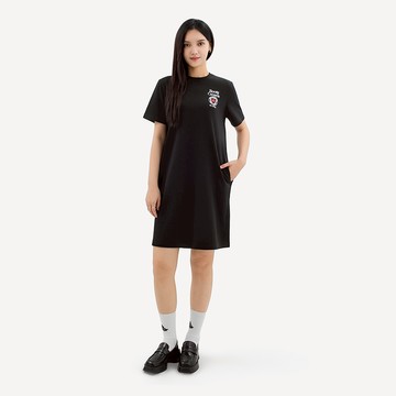 Roots 女裝- CANADA JERSEY 洋裝 (黑色)