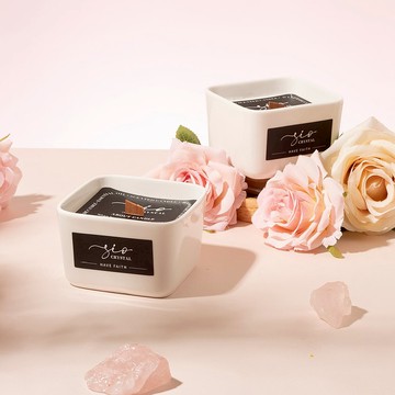 【能量水晶蠟燭】客製文字款告白蠟燭-共五款可選