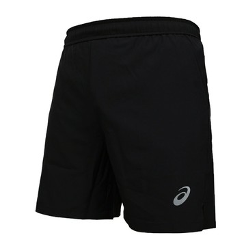 ASICS 男涼感7吋平織短褲(免運 反光 吸濕排汗 運動 休閒 訓練「2031F214-001」≡排汗專家≡