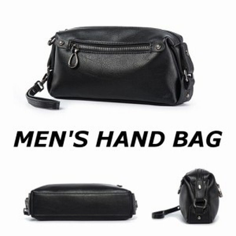 ハンドバッグ メンズ セカンドバッグ おしゃれ ブランド Puレザー 黒 ビジネス 通勤 通学 カジュアル カバン バッグ 大容量 通販 Lineポイント最大1 0 Get Lineショッピング