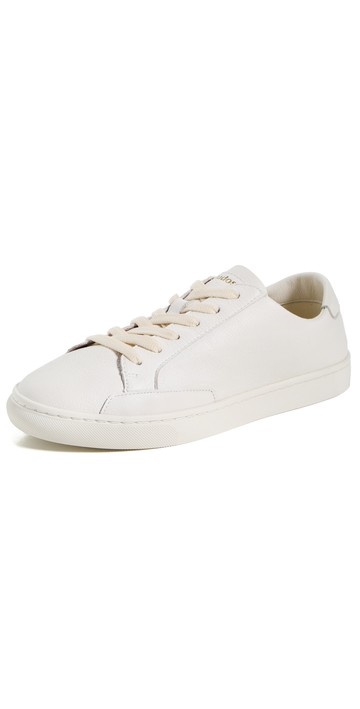 Soludos Ibiza Classic Leather Sneakers Oasis White 5