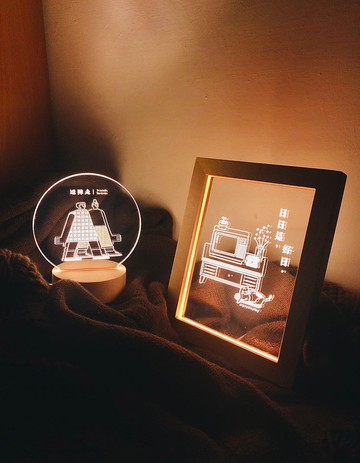 客製化禮物。小夜燈－那些在台灣的開心日常 三款 生日禮物 新年