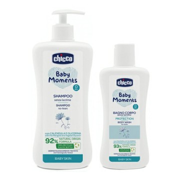 Chicco 寶貝嬰兒植萃洗髮精500ml+泡泡浴露200ml(溫和不流淚配方)【悅兒園婦幼生活館】
