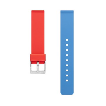 雙拼色啞光硅膠表帶 18mm寬度適用 18款顏色組合