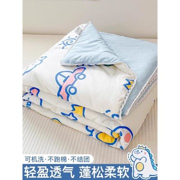 兒童卡通夏涼被空調被子2025新款夏季天單雙人薄款可機洗學生宿舍