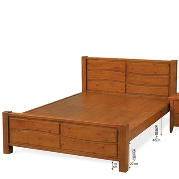 AS DESIGN 雅司家具-妮翁5尺雙人床架-154*204*95cm