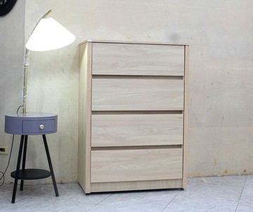 【歐風別館】雲海梧桐色四斗櫃【基隆至台中免運費】