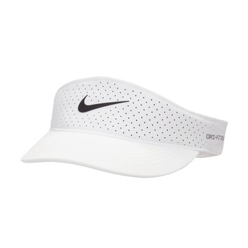 NIKE U NK DFADV ACE VISOR U SAB P 遮陽帽 白-FB6443100
