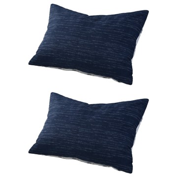 g BEDDING 優質奈米纖維枕頭套 + 枕芯  海軍藍  60 x 40cm  2個