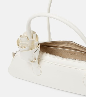 Magda Butrym Brigitte floral-appliqué leather shoulder bag