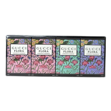 GUCCI Flora 華麗小香禮盒 5ml x 4入組 (梔子花*2、茉莉花、木蘭花)