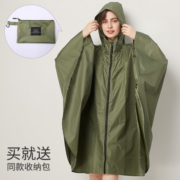 單人雨衣 成人時尚斗篷雨衣披風男女情侶背包騎車風衣式非一次性電動車大碼『XY13613』