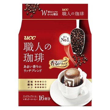 UCC Artisan\'s Coffee Drip Coffee Sweet Aroma Rich Blend 7g x 16 cups